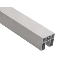 Madlo 60x40mm pre sklo 8-17,5mm, hliník, L-5000mm Madlo 60x40mm pre sklo 8-17,5mm, hliník, L-5000mm